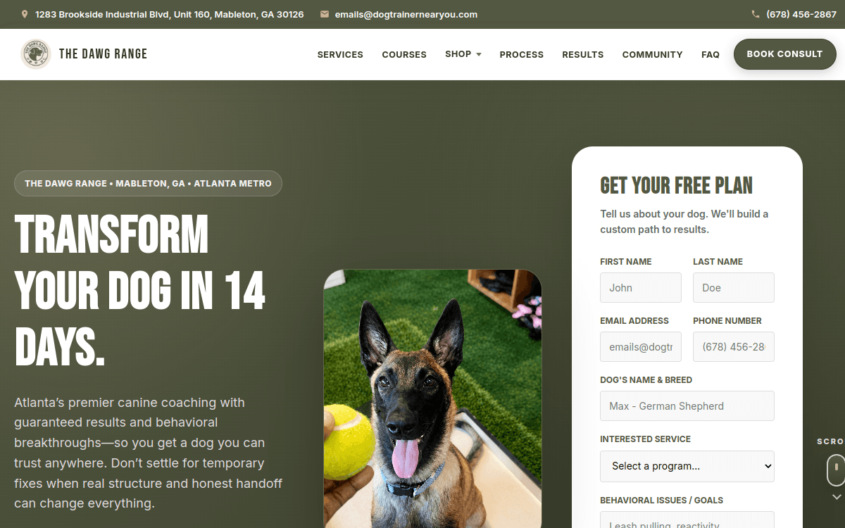 The Dawg Range homepage